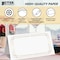 Better Office Products Place Cards, 2in. x 3.5in. White W/Modern Metallic Gold Geo Border, Folded Table Tent Cards, 100PK 64648 - alternate 2